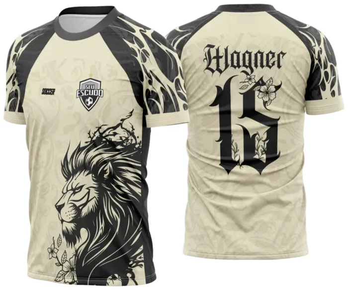 Arte Vertor Camisa Interclasse Leão Selva