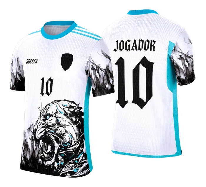 Arte Vetor Camisa de Interclasse Puma - Pantera - Onça - Jaguar
