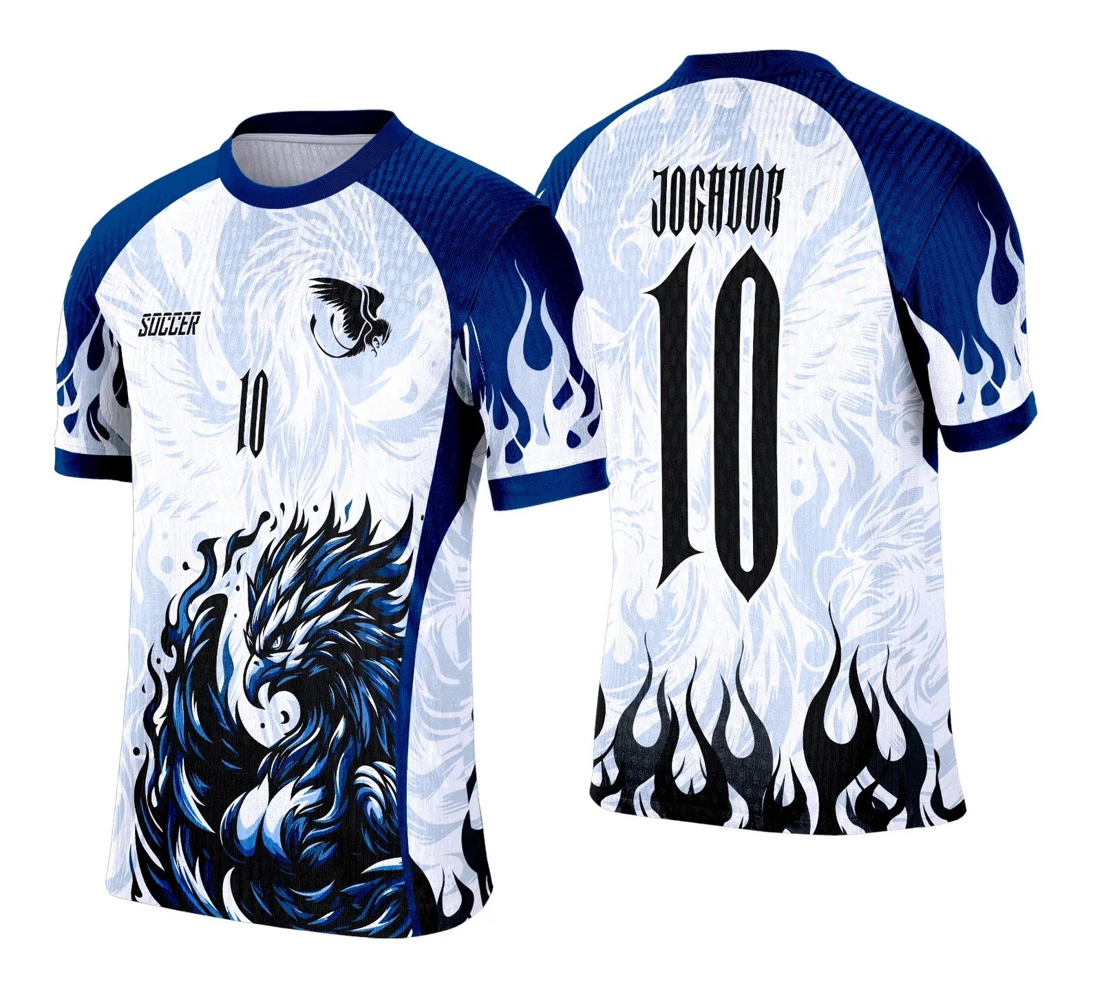 Camiseta unissex preta com logo no peito e estampa grande nas costas, inspirada no Interclasse Fênix 2025, ideal para eventos e turmas.