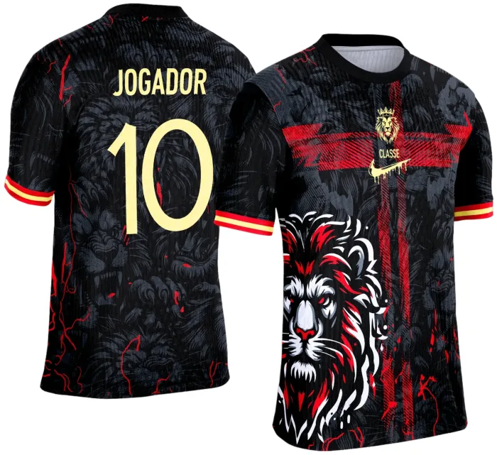 Arte Vetor Camisa de Interclasse 2025: Leão modelo 2