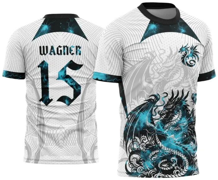 Arte Estampa Camisa Interclasse Dragão Verde