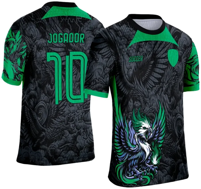 Camisa de Interclasse - Arte Vetor - Fênix modelo 4