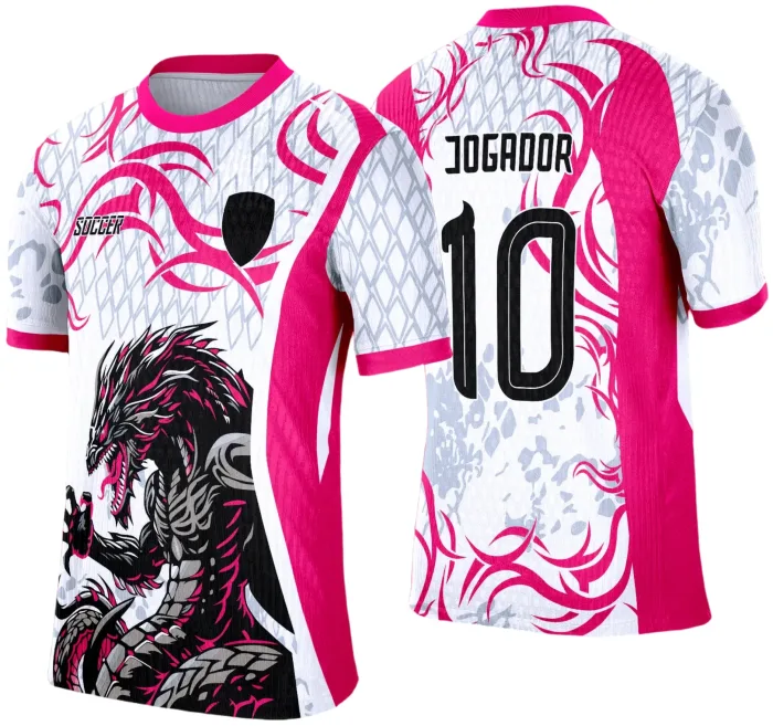 Arte Vetor Camisa de Interclasse Escolar 2025: DRAGÃO