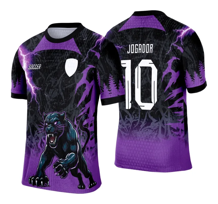 Arte Vetor Camisa de Interclasse Escolar 2025: Pantera Negra