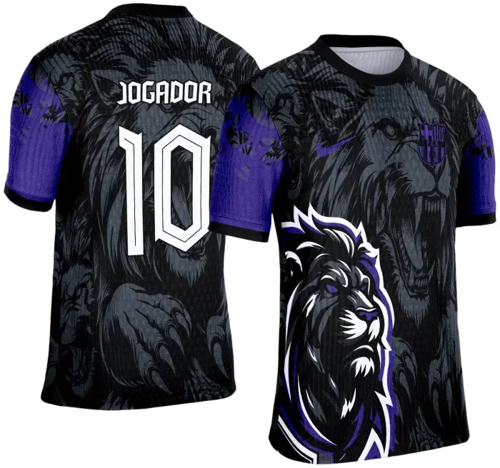 Arte Vetor Camisa de Interclasse 2025: Leão modelo 3