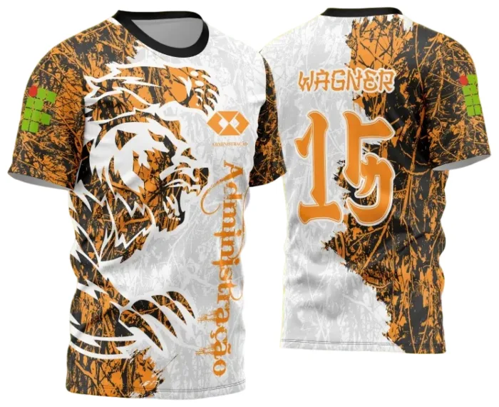 Arte Vetor Camisa de Interclasse Urso Feroz 2025 modelo 5