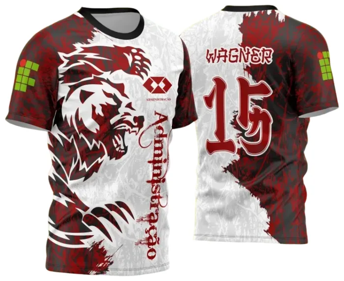 Arte Vetor Camisa de Interclasse Urso Feroz 2025 modelo 8