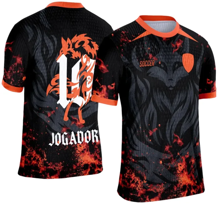 Arte Template Camisa de Interclasse 2025 | Raposa Laranja