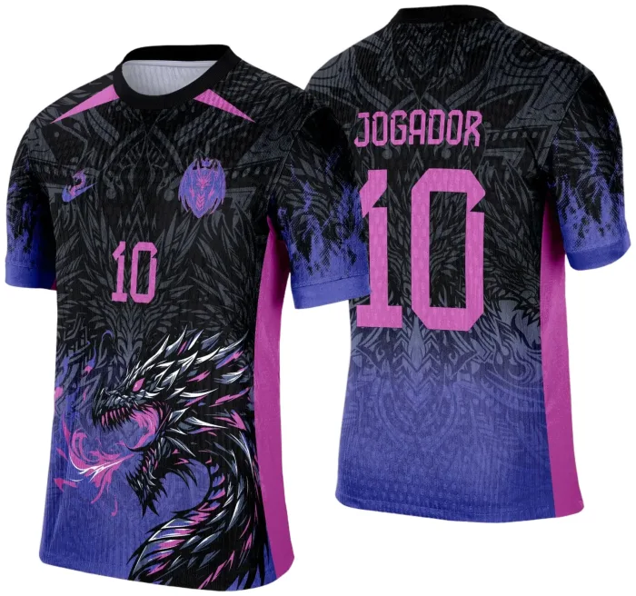 Arte Template Camisa de Interclasse 2025 | Dragão Roxo