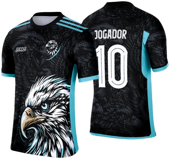 Arte Vetor Camisa Interclasse 2025 Águia Branca com Azul