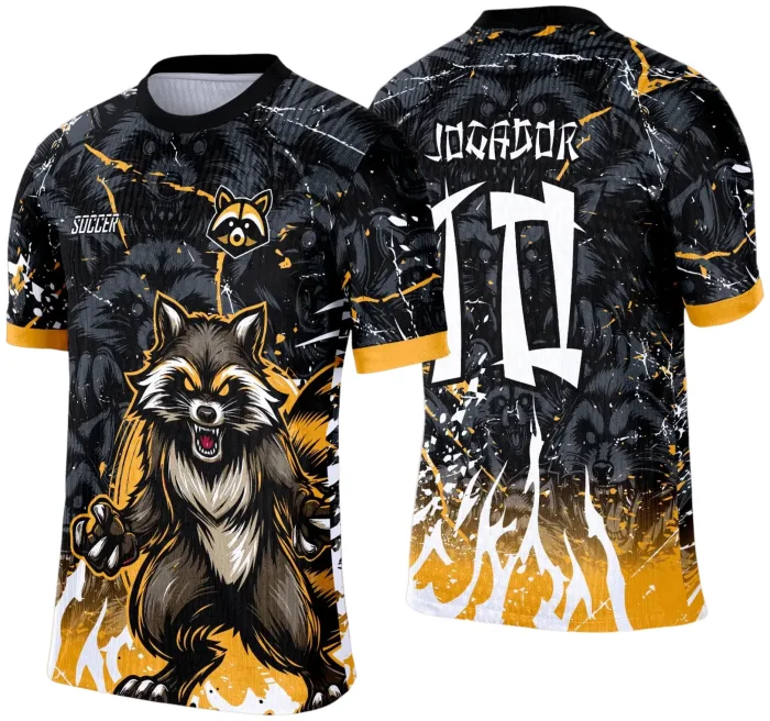 Arte Vetor Camisa Interclasse 2025 Guaxinim