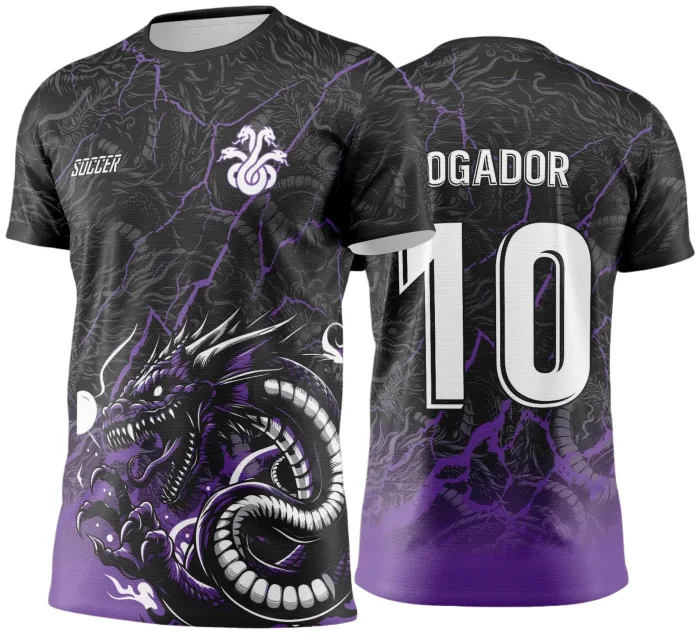 Arte Vetor Camisa de Interclasse Dragão Hidra - Jogos Internos 2024 - 2025