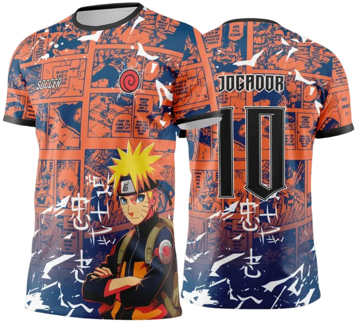 Arte Vetor Camisa de Interclasse Anime Naruto -  Jogos Internos 2024 - 2025