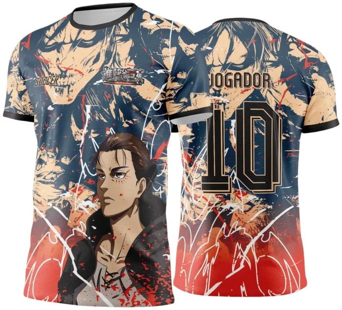 Arte Vetor Camisa de Interclasse Anime -  Jogos Internos 2024 - 2025 modelo 3