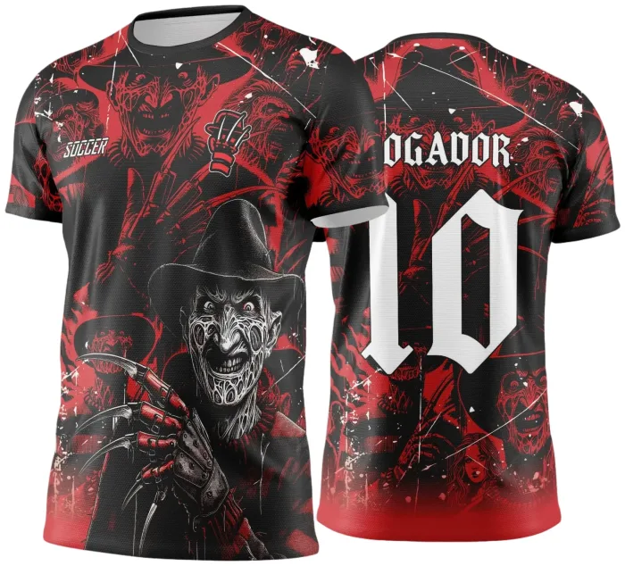 Arte Vetor Camisa de Interclasse Fredy Krueger -  Jogos Internos 2024 - 2025