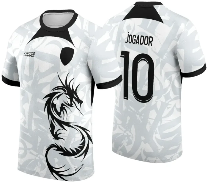 Arte Vetor Camisa de Interclasse Jogos Internos Dragão 2024 - 2025 modelo 2