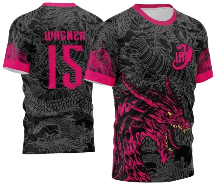 Arte Vetor Camisa de Interclasse Dragão 2024 - 2025 modelo 2