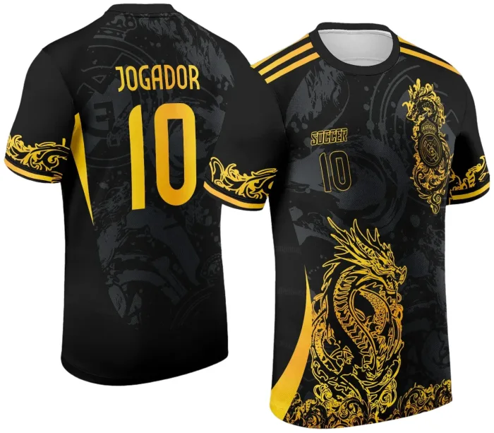 Arte Vetor Camisa de Interclasse Dragão Oriental 2024 - 2025