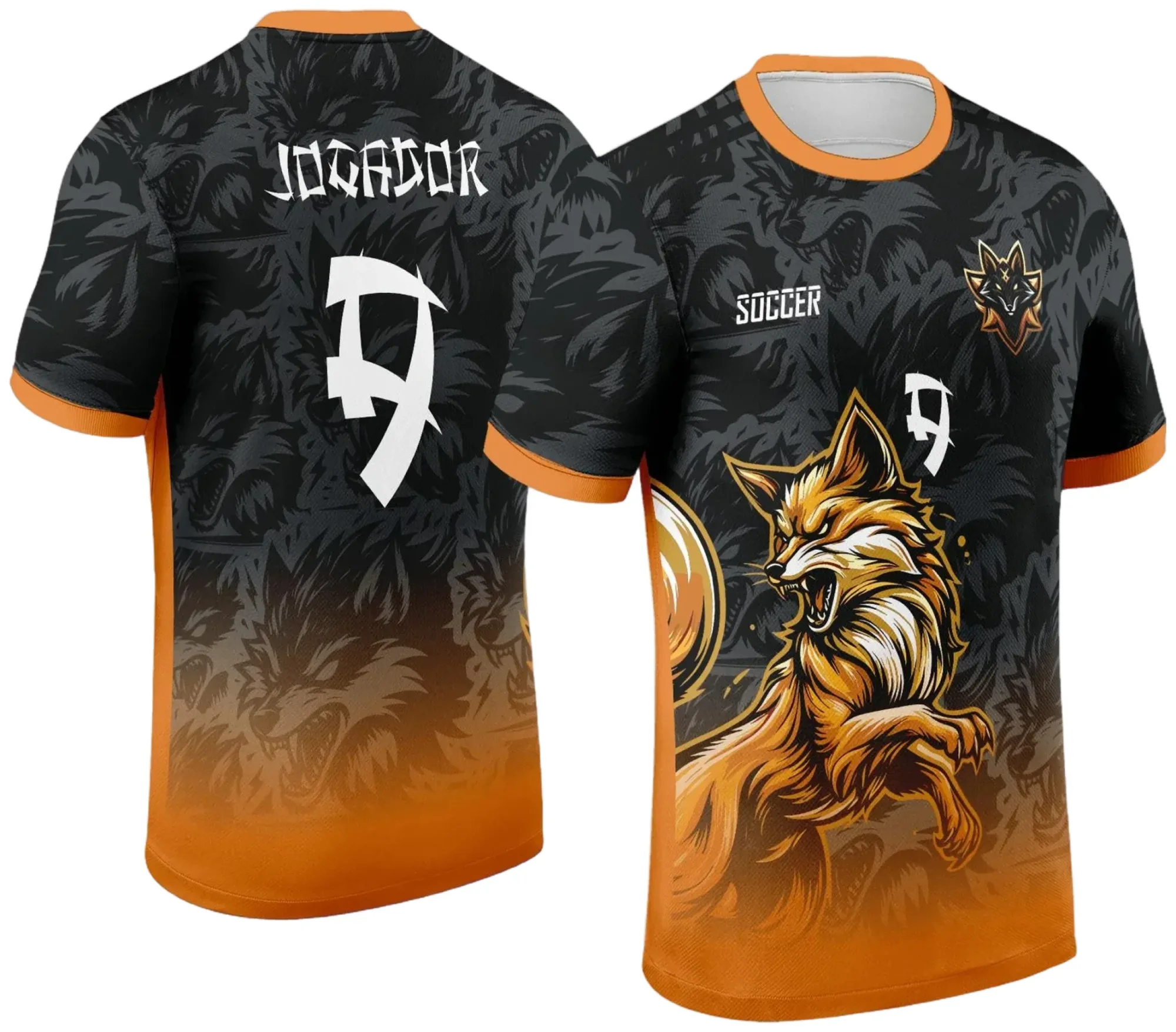 Camiseta unissex preta com logo no peito e estampa grande nas costas de Interclasse Raposa do Brasil 2024 2025, ideal para torcer com estilo e conforto.