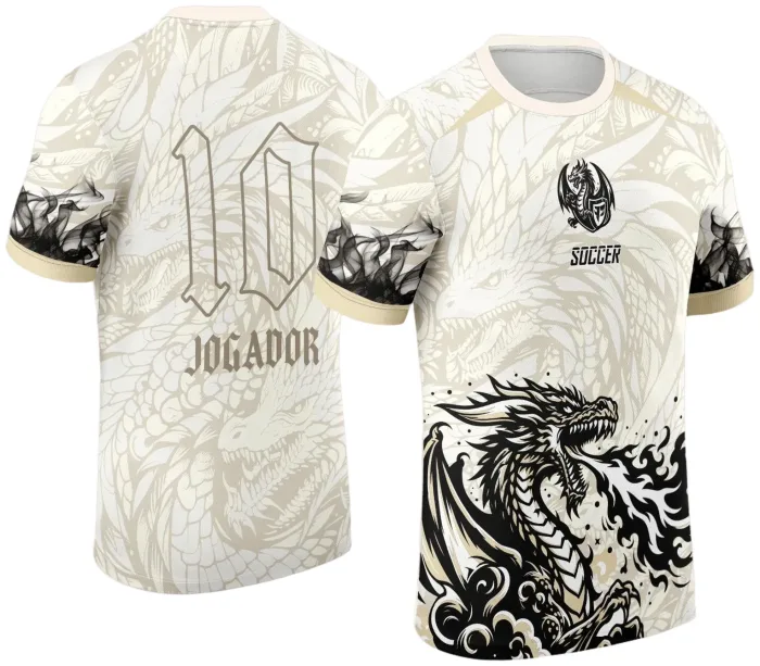 Arte Vetor Camisa de Interclasse Dragão 2024 - 2025 modelo 6