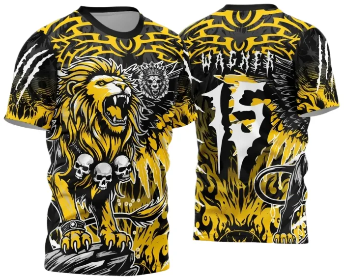 Arte Vetor Camisa de Interclasse Leão 2024 - 2025 modelo 8